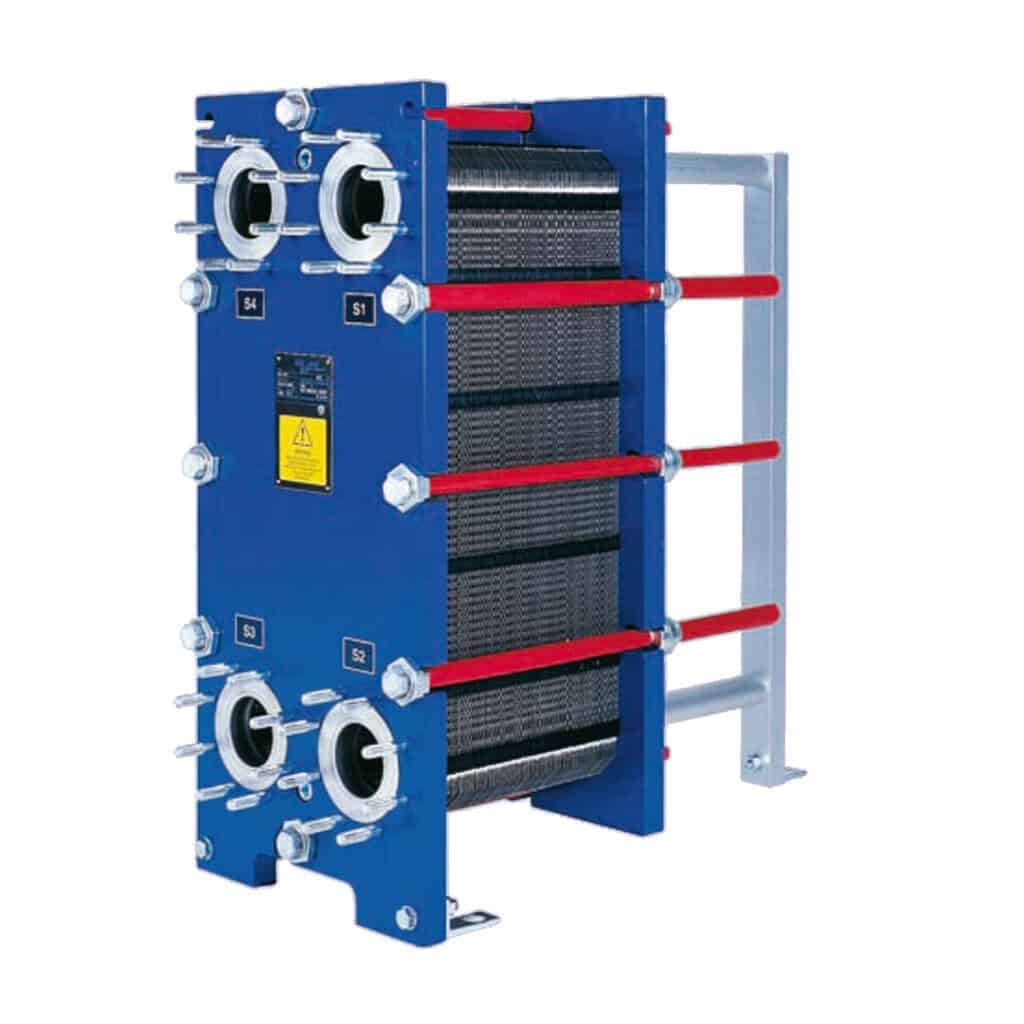 Heat exchanger design of a plate heat exchanger for high-efficiency HVAC applications.